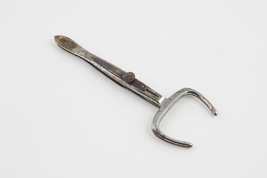 Smith's hare lip forceps, steel, by Ferguson of London