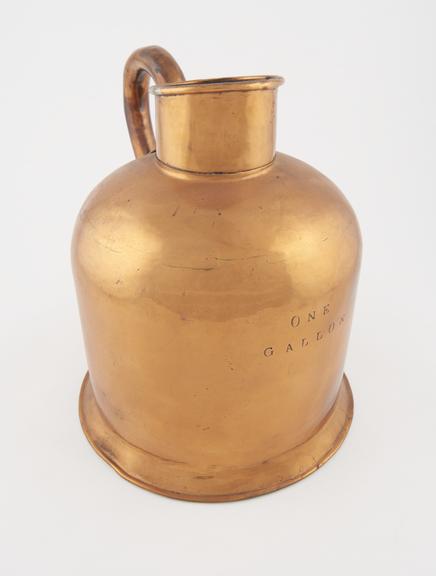 One gallon copper oil measure