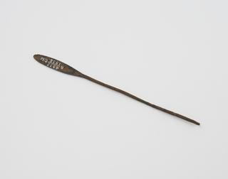 Spatula, bronze, Roman, from Sforza collection