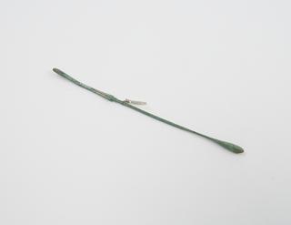 Combined spatula and olive ended probe