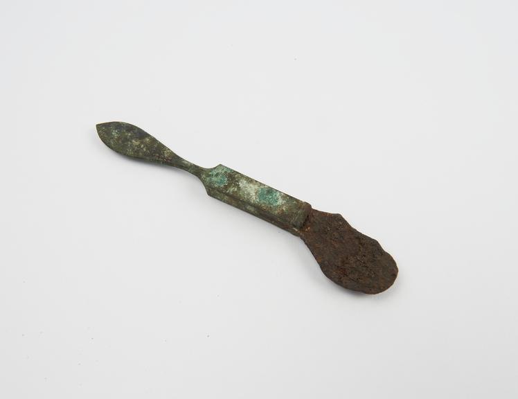 Knife, bronze and iron