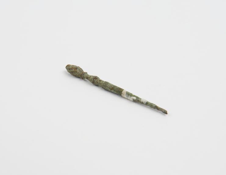 Spatula(?) probe, bronze, incomplete, Roman, 199BC-500AD