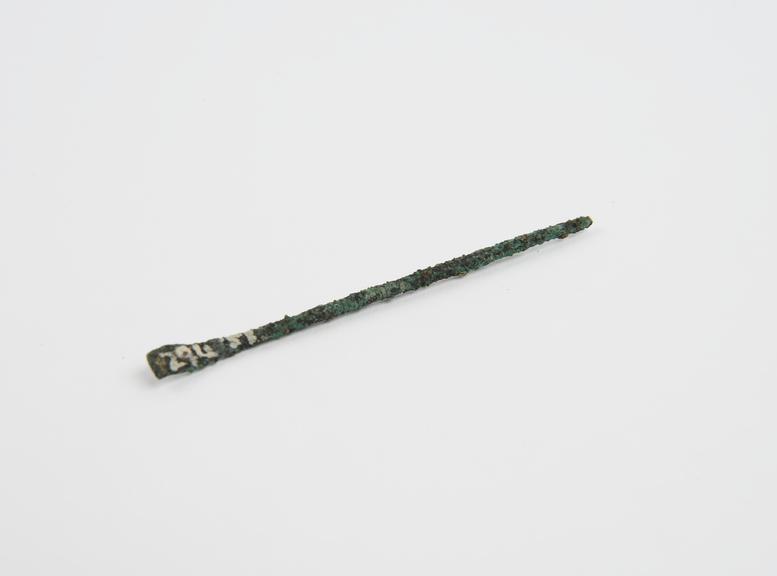 Bronze spatula, Roman, from Tiber, from Hamonic Collection