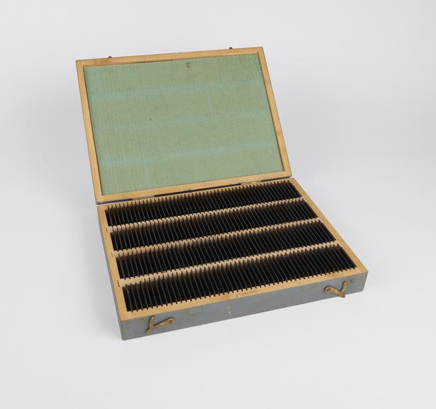 Complete set of smoked plattes, unused, for bathythermograph