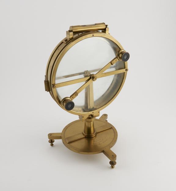 Dip Circle by Robinson, c.1839, used by Sir J.C. Ross