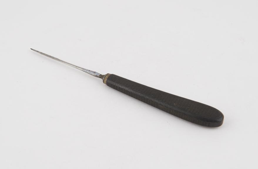 Finger saw, steel and ebony 19th century