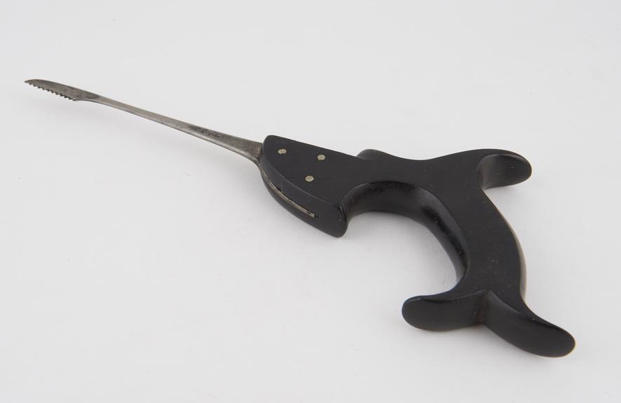 Periosteotomy saw, steel and wood, Adams' by Ferguson, London
