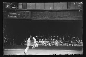 Fred Perry at Wimbledon