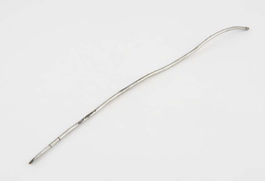 Narrow gauge cylindrical urethral sound, lead