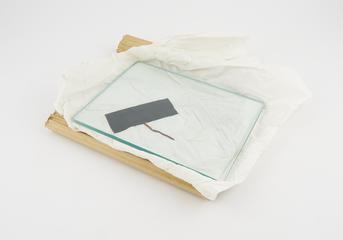 Spare glass window for multiple plate spark chamber with the associated electronic circuitry