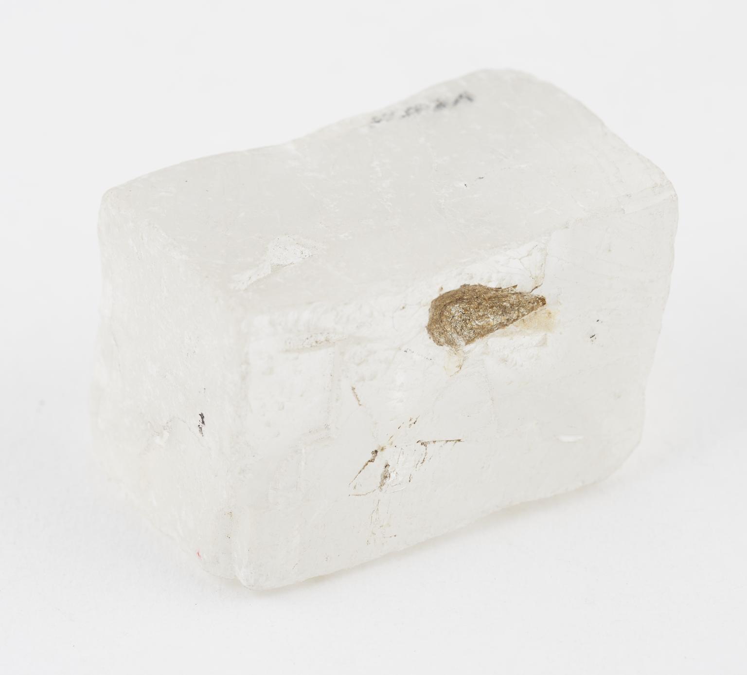 Rhomboidal Rhomboidal piece of mineral | Science Museum Group Collection