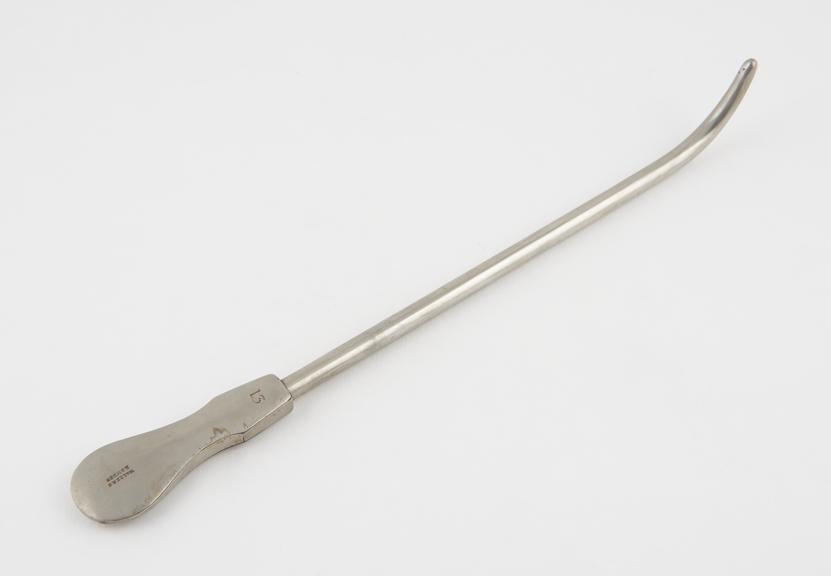 Urethral sound, heavy gauge cylindrical rod