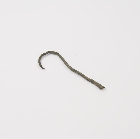 Hook, bronze, incomplete, Roman, 199BC-500AD