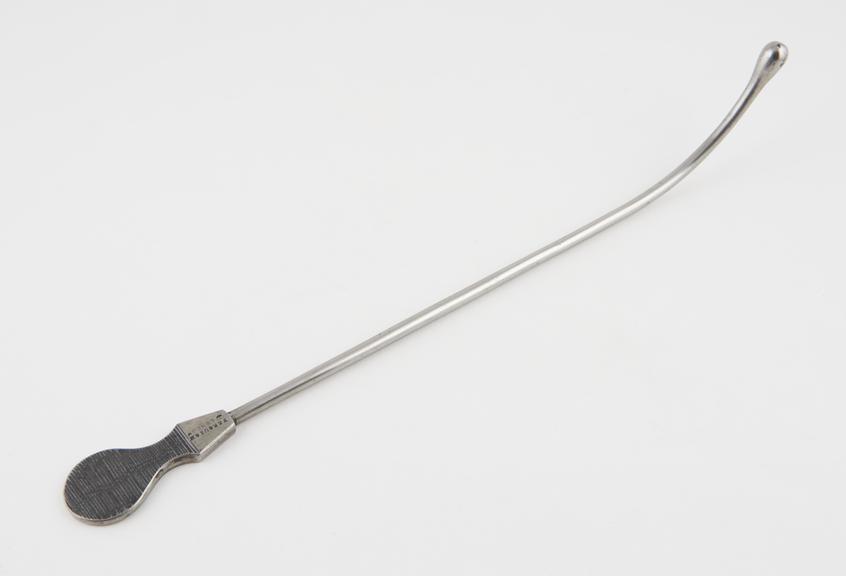 Lithotomy sound with bulbous-ended proximal curve and