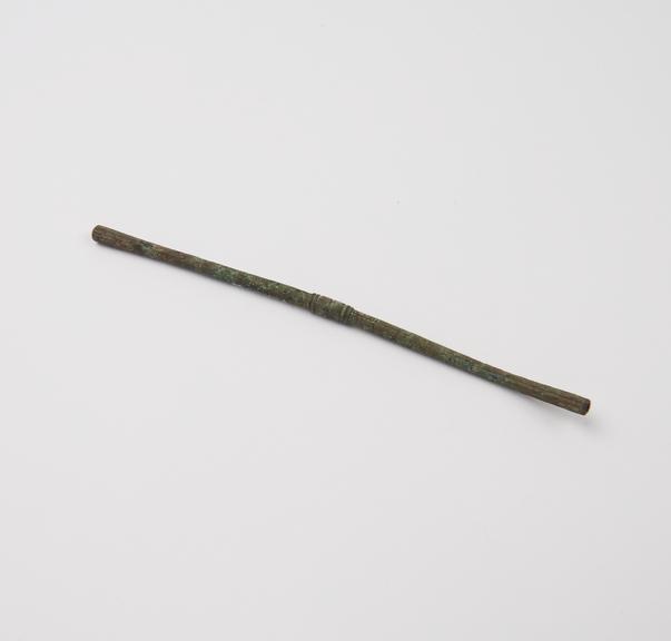 Cannula, bronze, Roman, found in tombs at Ostia, 1932