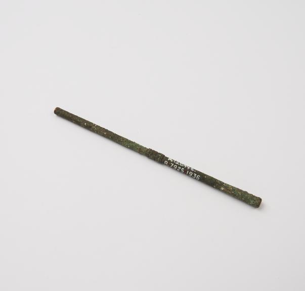 Cannula, bronze, Roman, found in Ostia tombs, 1932