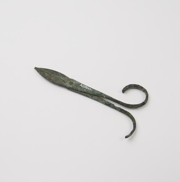 Scissors, bronze, Roman, from Sforza collection