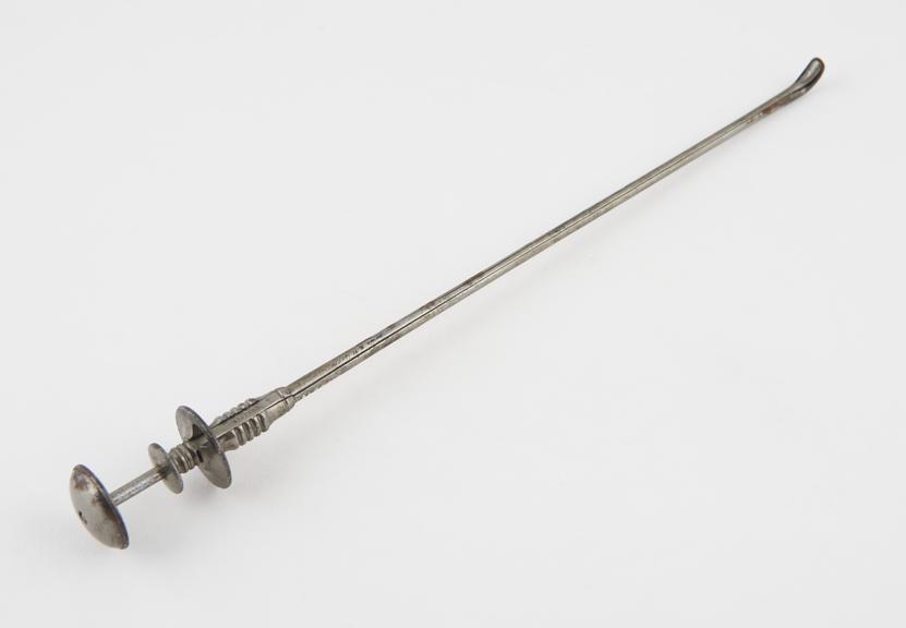 Lithotrite, steel, by Coxeter of London, 1836-1900