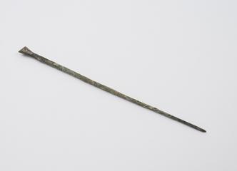Combined stylus and wax smoother, bronze, Roman