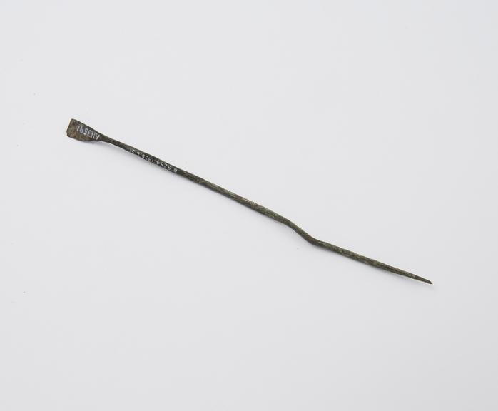 Combined stylus and wax smoother, bronze, from Sforza collection