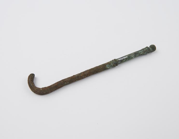 Retractor(?), bronze, Schleicher collection, Roman, 199BC-500AD