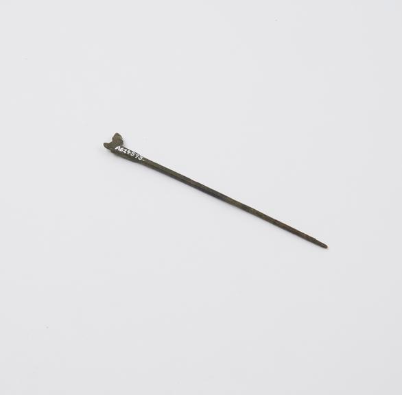 Bronze pin or probe, incomplete, Schleicher collection