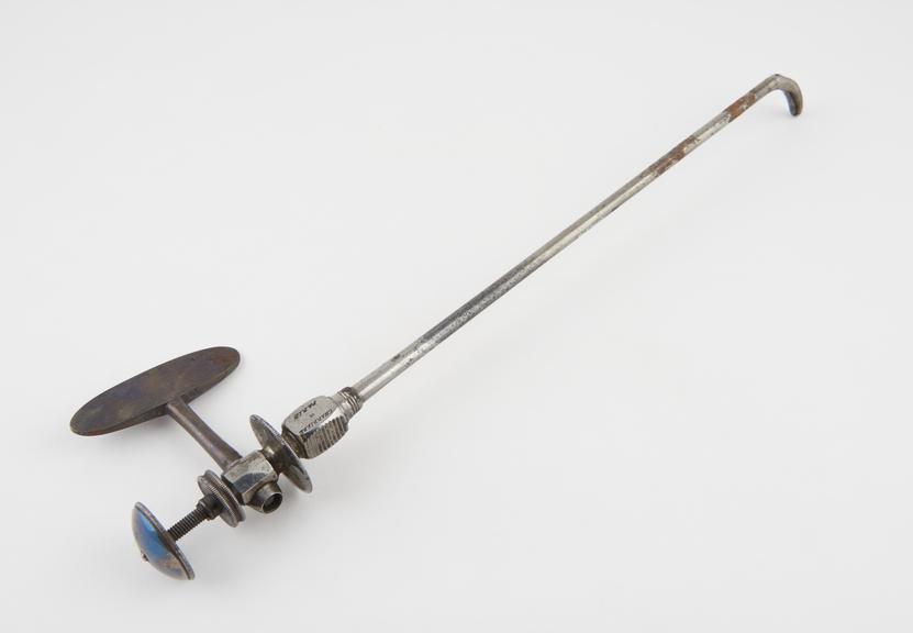 Nelaton's lithotrite, steel, by Charriere, Paris, 1840-1870