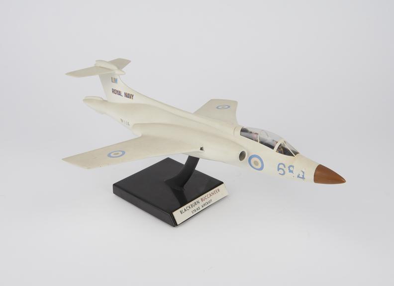Desk top model of the Blackburn Buccaneer S1 Strike aircraft