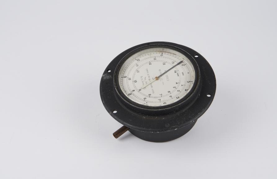 Airspeed indicator from Photo section, No 22 Squadron, RFC