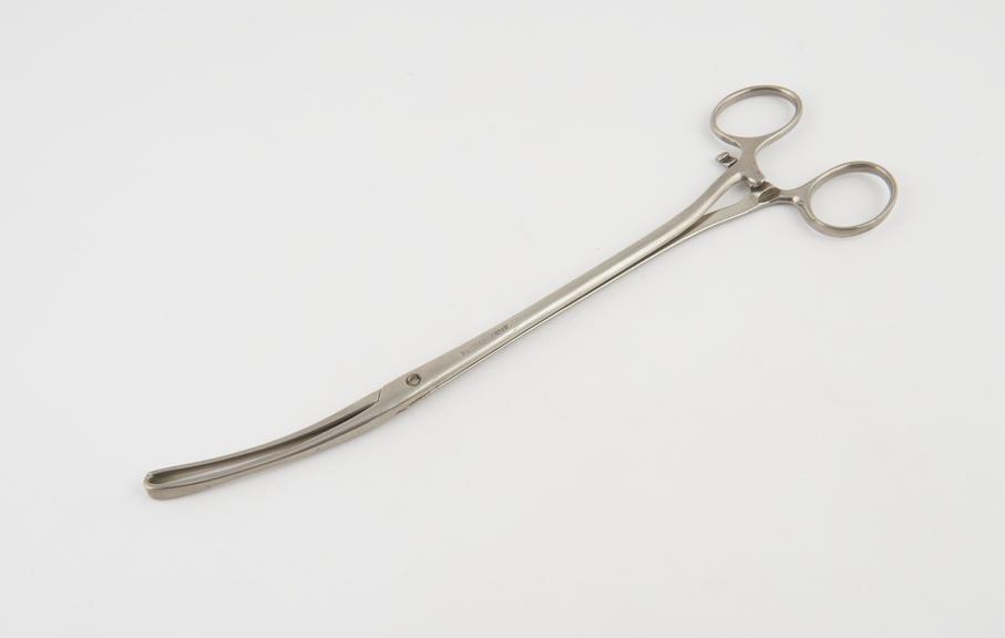 Tate's uterine forceps, vulsellum, steel, plated