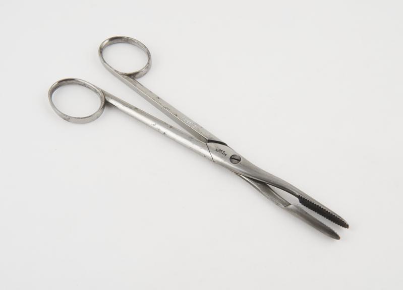 Forceps, polypus, steel, by Savigny and Co. of London, 1810-1850