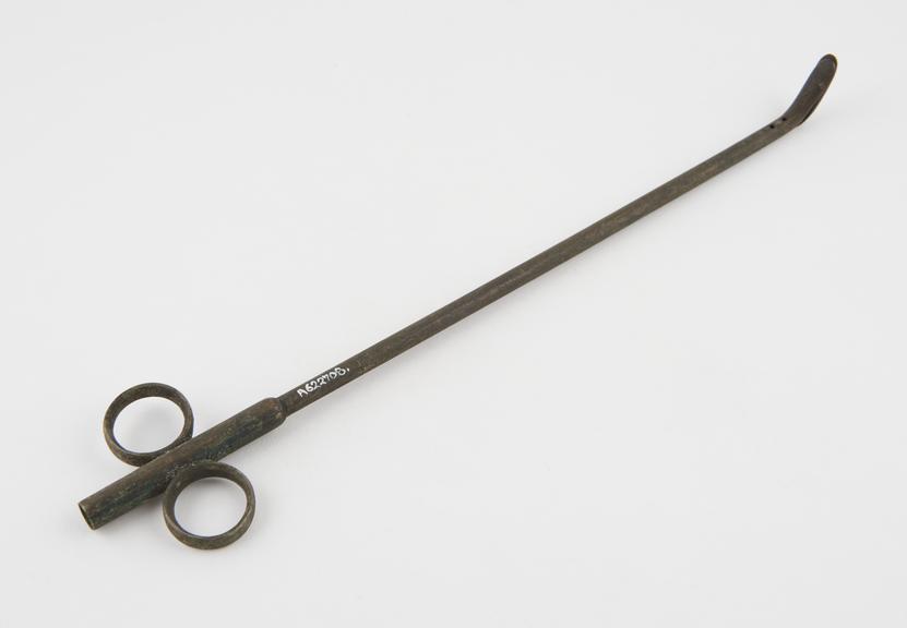 Lithotrite, steel, rusted, incomplete, 19th century