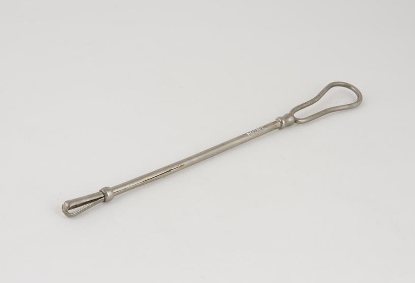 Sponge holder, steel, nickel-plated, probably British