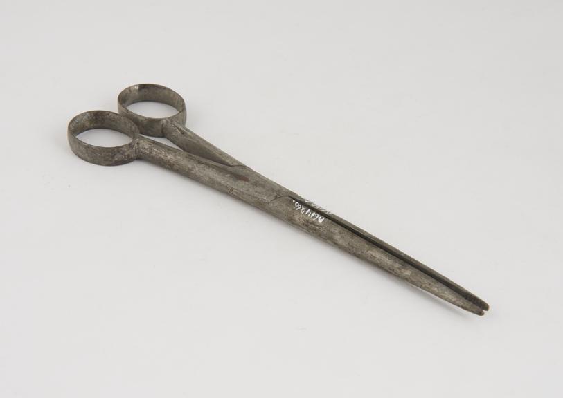 Dressing forceps, steel, 18th century