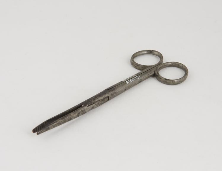 Dressing forceps, steel, 19th century