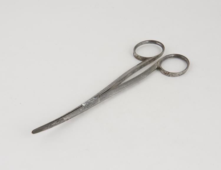 Dressing forceps, steel, by Ferguson of London, 1822-1869