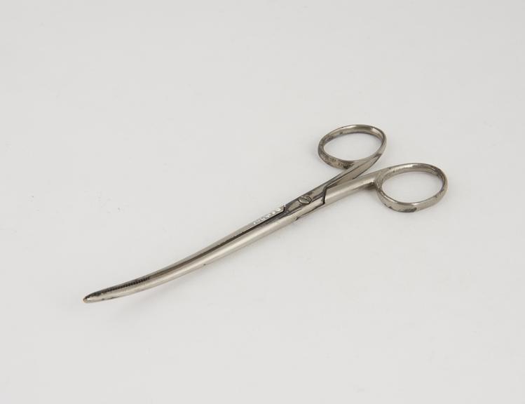 Dressing forceps, steel, plated, second half 19th century