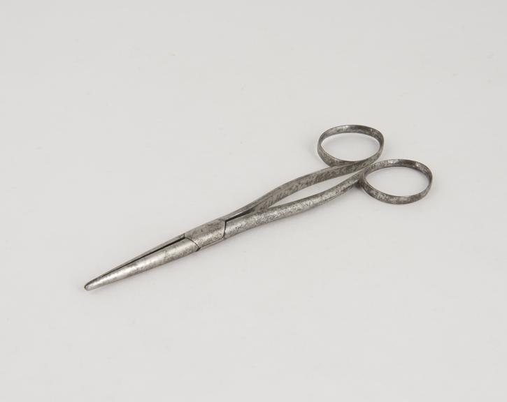 Dressing forceps, steel, mid-19th century