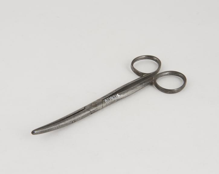 Dressing forceps, steel, mid-19th century