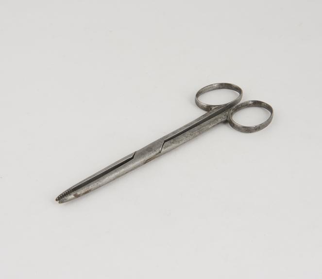 Dressing forceps, steel, by Berger, mid-19th century