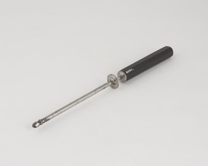 Urethral forceps, steel and ebony, 19th century