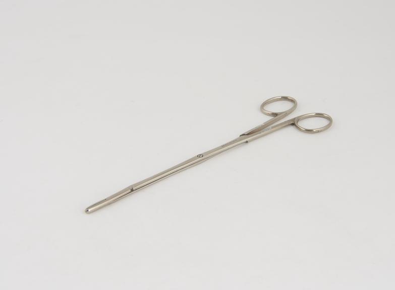 Thompson's urethral forceps, steel, nickel-plated