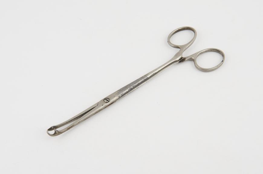 Uterine forceps, vulsellum, steel, plated, 1880-1920