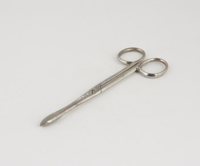 Dressing forceps, steel, nickel-plated, by Christie and Sons