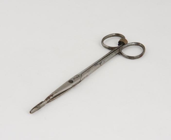 Dressing forceps, steel, by Bigg of London