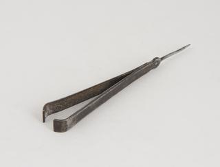 Tweezers, iron, probably French
