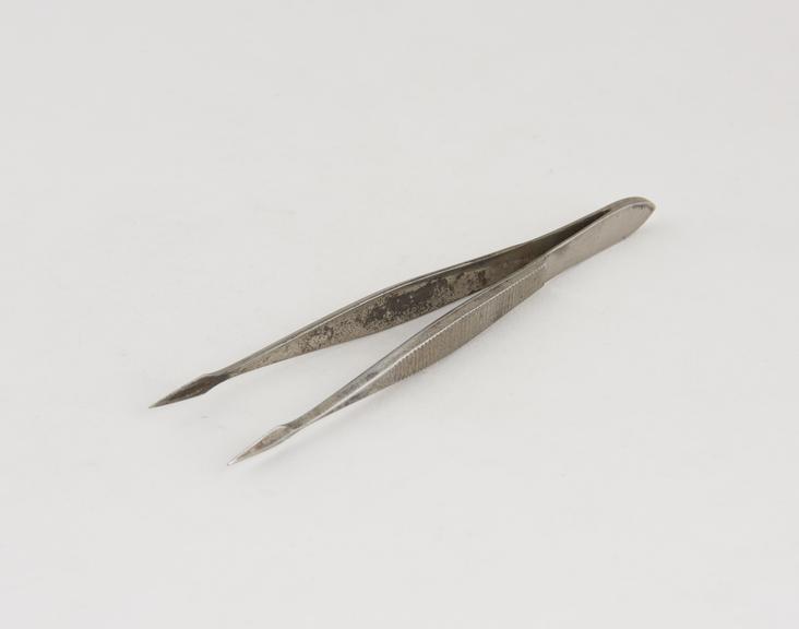 Tweezers, steel, 1880-1920