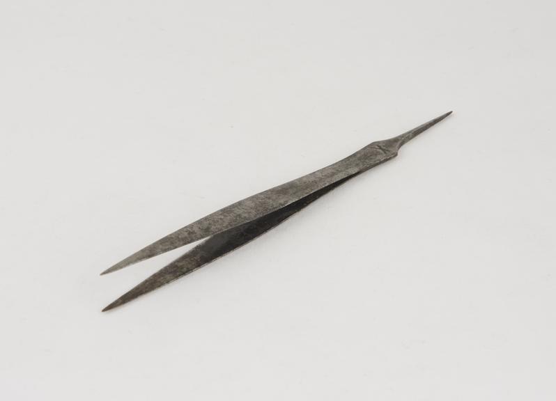 Spring-action forceps, steel, 1601-1800