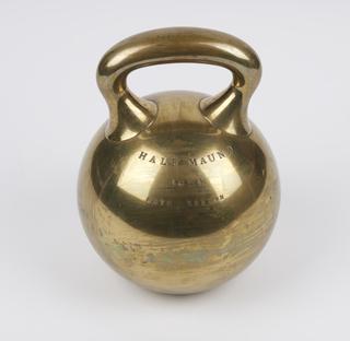 ½ Maund Indian brass weight