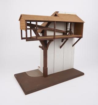 Model of the Woodbridge "Giant" steelyard weighing machine